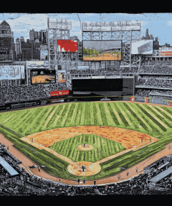 New York Yankee Stadium Diamond Painting