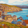 Newfoundland Landscapes Mountains Diamond Painting