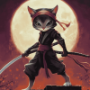 Ninja Cat Animation Diamond Painting