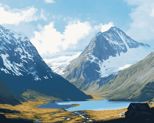 Norwegian Mountain Landscapes Diamond Painting