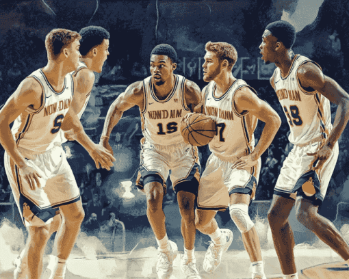 Notre Dame Basketball All-Stars Diamond Painting