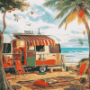 Oceanside Airstream Adventure Diamond Painting