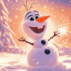 Olaf Frozen Snowman Diamond Painting