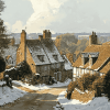 Old England Village Scenes Diamond Painting