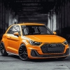 Orange Audi A1 Car Diamond Painting