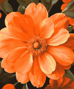 Orange Blossom Diamond Painting