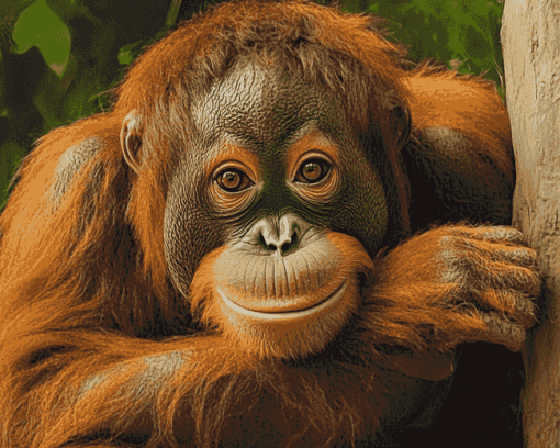 Orangutans Jungle Diamond Painting