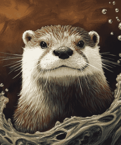 Otter Mustelinae Diamond Painting