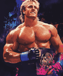 Owen Hart WWE Champion Diamond Painting