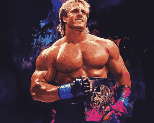 Owen Hart WWE Champion Diamond Painting