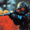 Paintball Game Diamond Painting