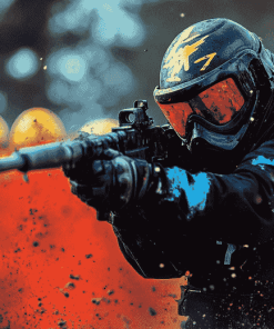 Paintball Game Diamond Painting