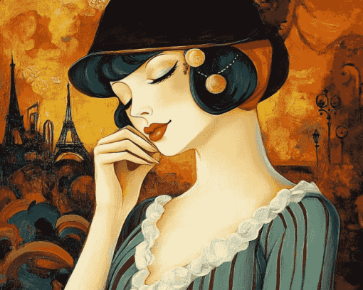 Parisian Ladies Elegance Diamond Painting