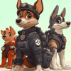 Patrol Paw Puppies Diamond Painting