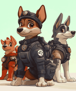 Patrol Paw Puppies Diamond Painting