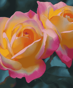 Peace Roses Blossom Diamond Painting