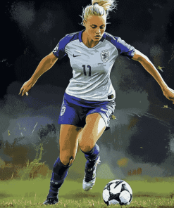 Pernille Harder Football Icon Diamond Painting