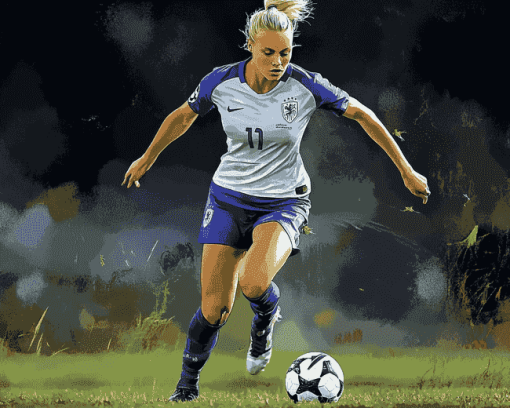 Pernille Harder Football Icon Diamond Painting