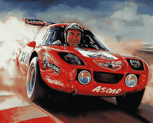 Peter Brock Racing Legend Diamond Painting