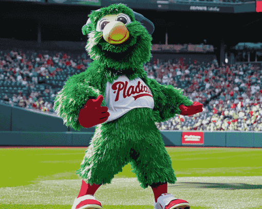 Phillie Phanatic Philadelphia Phillies Diamond Painting