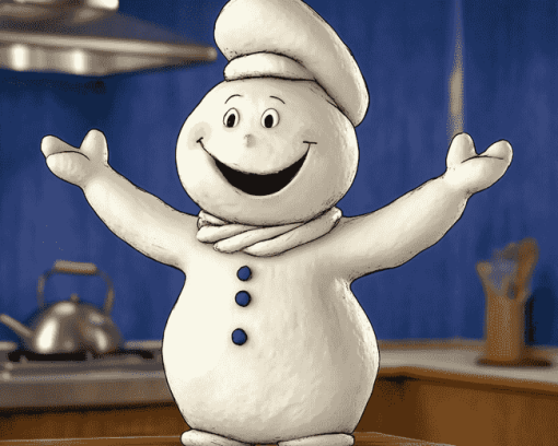 Pillsbury Doughboy Cartoon Diamond Painting