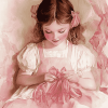 Pink Little Girl Diamond Painting