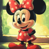 Pink Minnie Mouse Diamond Painting