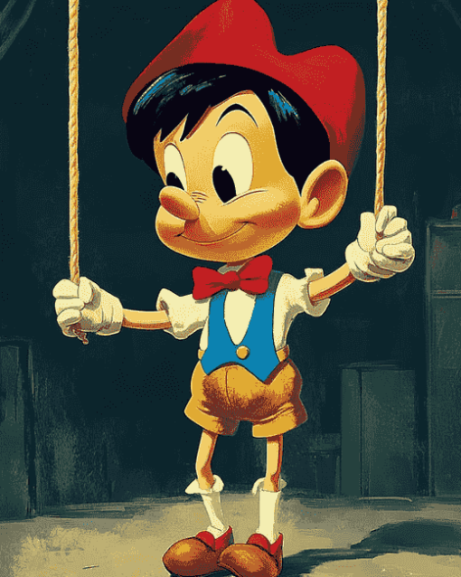 Pinocchio Animation Diamond Painting