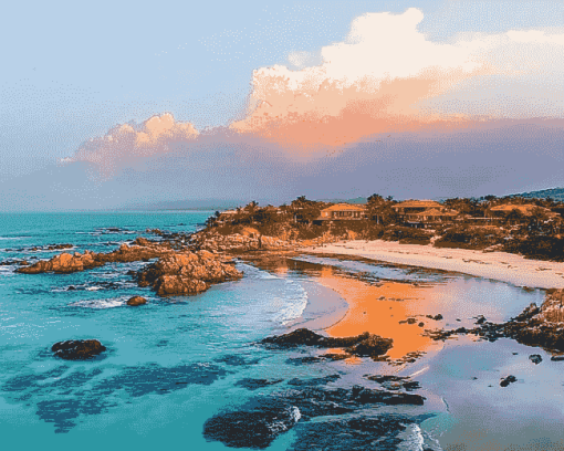 Playa Punta Mita Beach View Diamond Painting