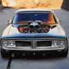 Plymouth Roadrunner Car Diamond Painting