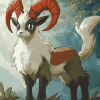 Pokemon Gogoat Anime Diamond Painting