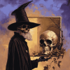 Pratchett Skull Art Diamond Painting