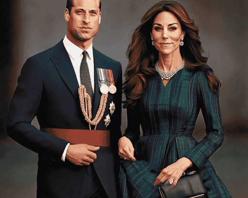 Prince William and Kate Romance Diamond Painting