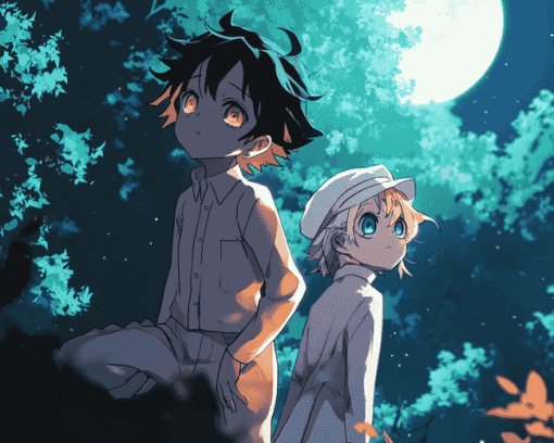 Promised Neverland Anime Series Diamond Painting