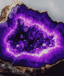 Purple Geode Stone Diamond Painting