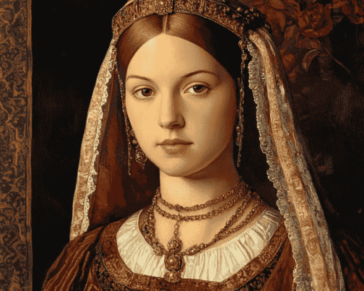 Queen Catherine Of Aragon Vintage Diamond Painting