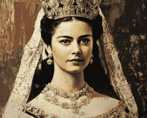 Queen Sisi Vintage Diamond Painting