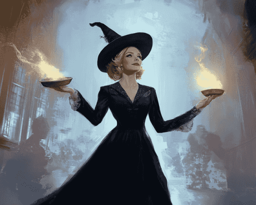 Queenie Witch Movies Diamond Painting