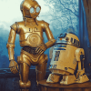 R2D2 and C3PO Robot Adventure Diamond Painting