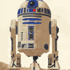 R2d2 Cartoon Diamond Painting