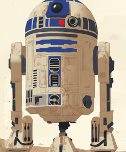 R2d2 Cartoon Diamond Painting