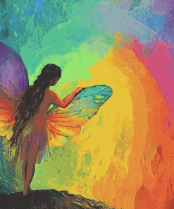 Rainbow Fairy Diamond Painting