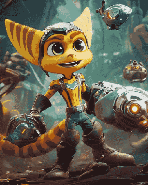 Ratchet and Clank Animations Diamond Painting