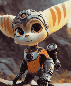 Ratchet and Clank Video Game Diamond Painting