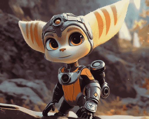 Ratchet and Clank Video Game Diamond Painting