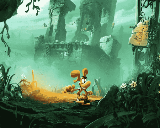 Rayman Animation Game Diamond Painting