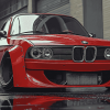 Red BMW E10 Car Diamond Painting