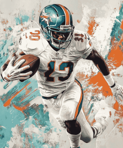 Reggie Bush Miami Dolphins Diamond Painting