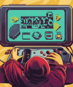 Retro Gaming Adventures Diamond Painting