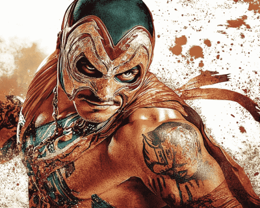 Rey Mysterio Wrestling Diamond Painting